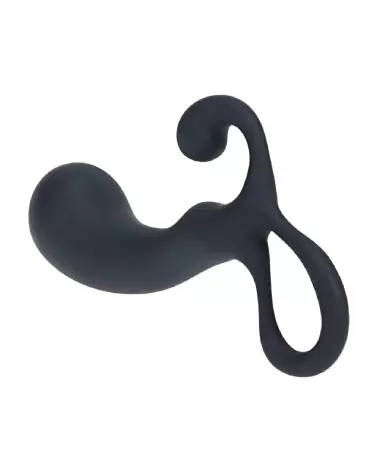 Masseur prostatique noir en silicone taille S Levelz by Shots pour stimulation efficace-3