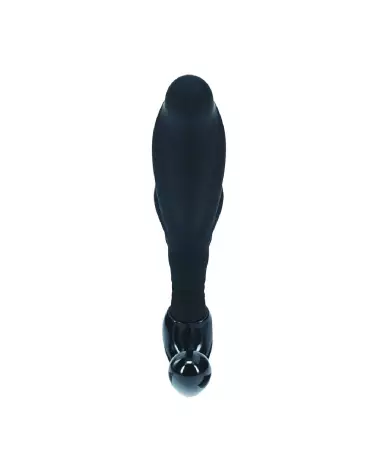 Image Masseur de Prostate Levelz by Shots en Silicone Noir avec Boucle Rigide Ondulée-4