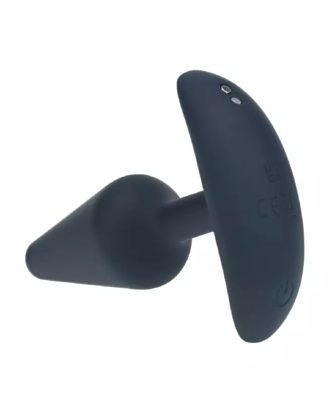 Plug anal vibrant noir en silicone de Levelz by Shots, taille S, confort optimal-4