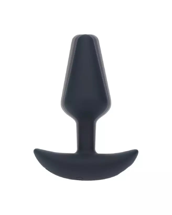 Plug anal vibrant noir en silicone de Levelz by Shots, taille S, confort optimal-5