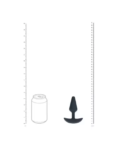 Plug anal vibrant noir en silicone de Levelz by Shots, taille S, confort optimal-6