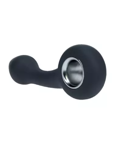 Image du vibromasseur prostate Levelz by Shots en silicone noir avec boucle-4
