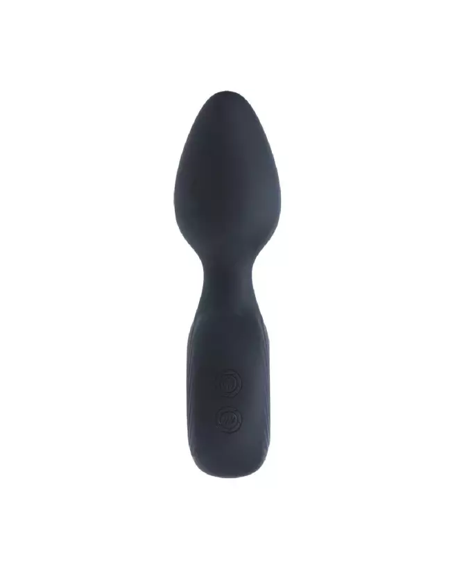 Plug anal vibrant Levelz by Shots en silicone noir, sécurité et plaisir intensifié-3