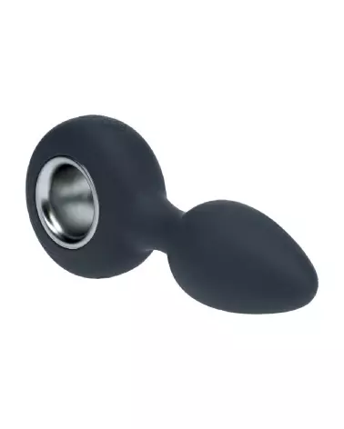 Plug anal vibrant Levelz by Shots en silicone noir, sécurité et plaisir intensifié-4
