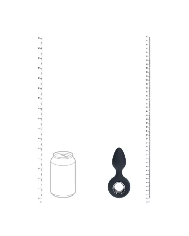 Plug anal vibrant Levelz by Shots en silicone noir, sécurité et plaisir intensifié-6