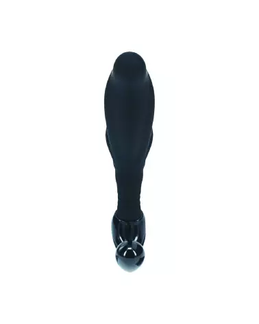 Masseur prostatique Levelz noir en silicone avec boucle ondulée-4