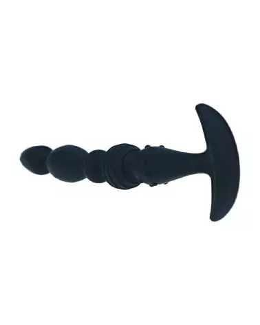 Sonde anale évasée Levelz by Shots en silicone noir multi-texturé-4