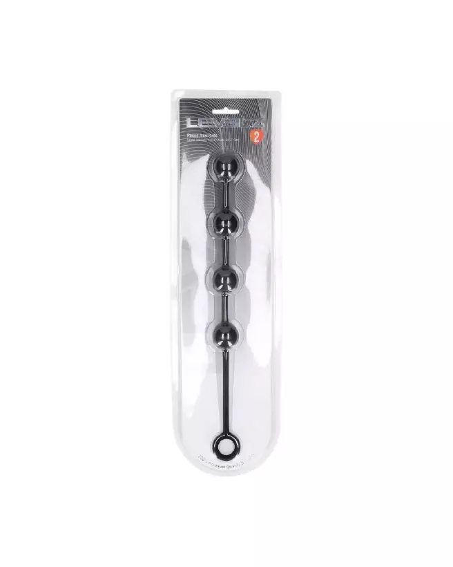 Image des Balles Anales en Silicone Noir de Levelz by Shots, 30mm-1