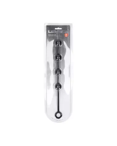 Image des Balles Anales en Silicone Noir de Levelz by Shots, 30mm-1
