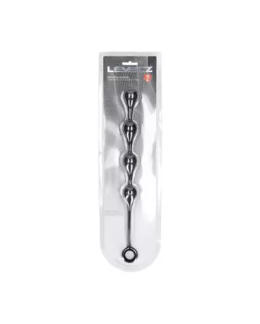 Image des Boules Anales en Silicone Waterdrop 30mm Noir par Levelz by Shots-1