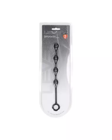 Image des Boules Anales Waterdrop en Silicone Noir 20mm par Levelz by Shots-1