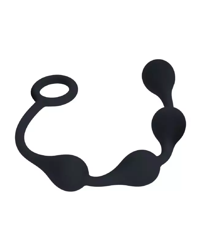 Image des Boules Anales Waterdrop en Silicone Noir 20mm par Levelz by Shots-3