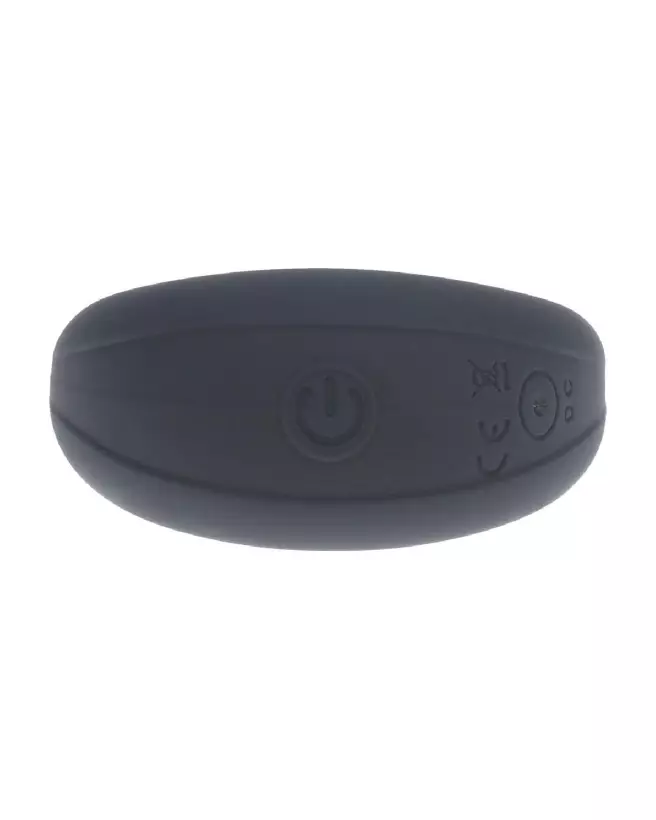 Anneau vibrant Levelz by Shots en silicone liquide pour pénis et testicules, couleur noire-5