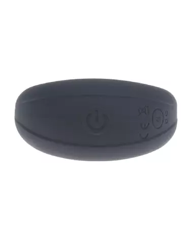 Anneau vibrant Levelz by Shots en silicone liquide pour pénis et testicules, couleur noire-5