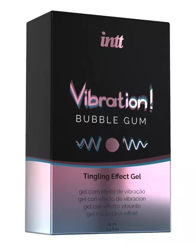 Image de crème stimulante Intt Vibration! Bubble Gum 15 ml pour plaisir intime-1