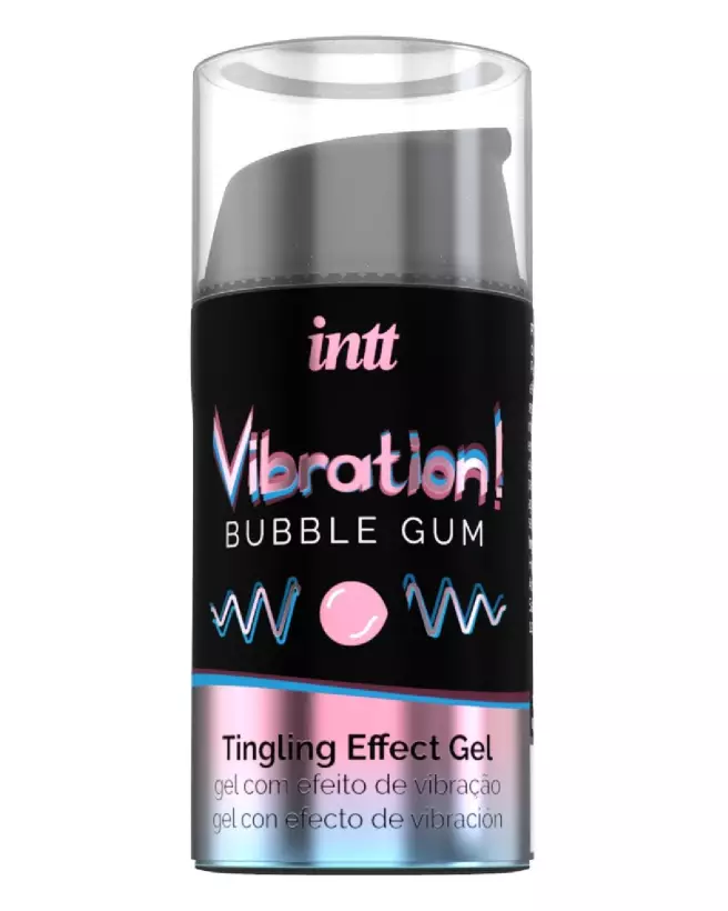 Image de crème stimulante Intt Vibration! Bubble Gum 15 ml pour plaisir intime-2