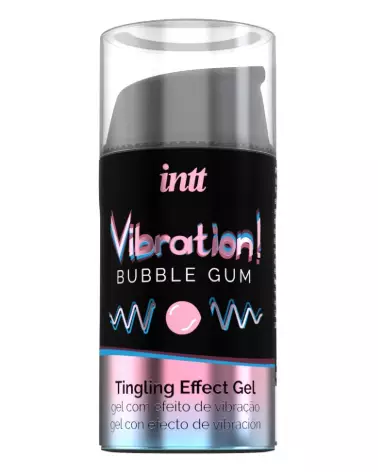 Image de crème stimulante Intt Vibration! Bubble Gum 15 ml pour plaisir intime-2