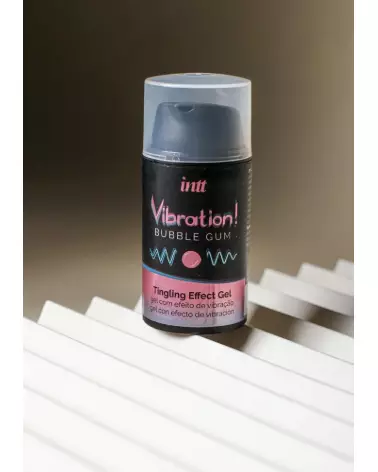 Image de crème stimulante Intt Vibration! Bubble Gum 15 ml pour plaisir intime-4