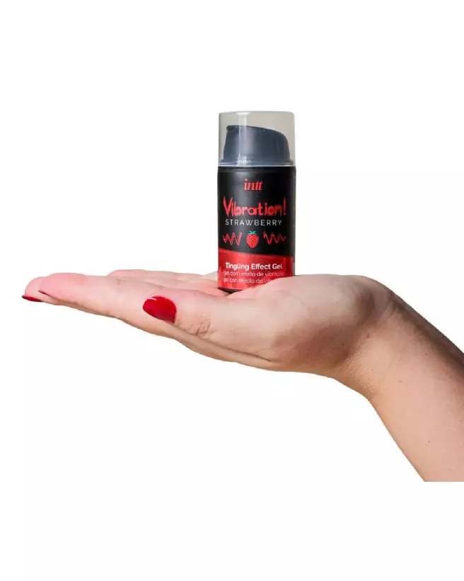 Crème stimulante Intt Vibration Strawberry 15 ml pour sensations intimes-4