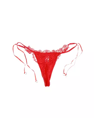 String STG Guipure Dos Rouge L/XL Paris Hollywood en dentelle élégante-4