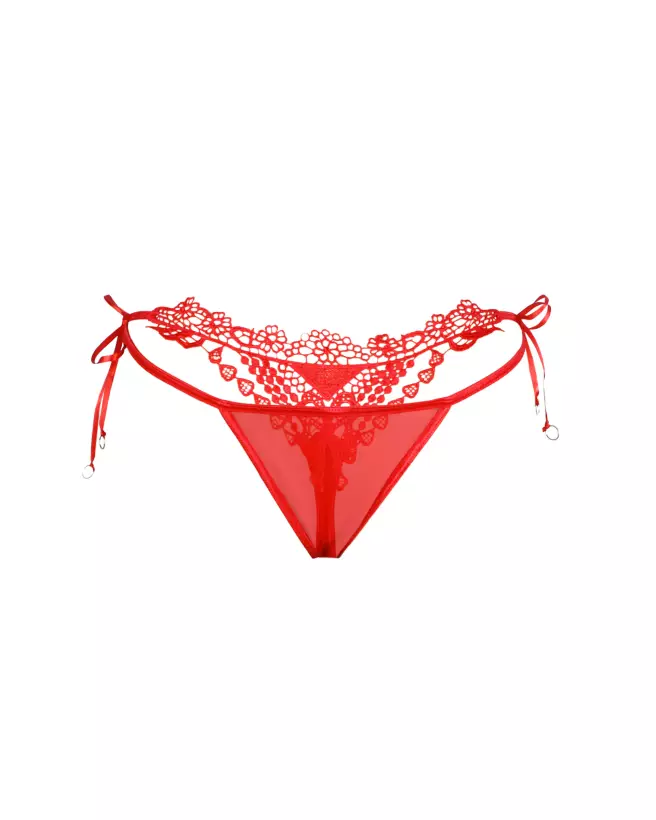 String STG Guipure Dos Rouge L/XL Paris Hollywood en dentelle élégante-5